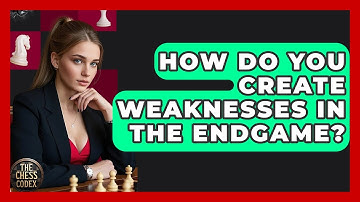 How Do You Create Weaknesses In The Endgame? - The Chess Codex
