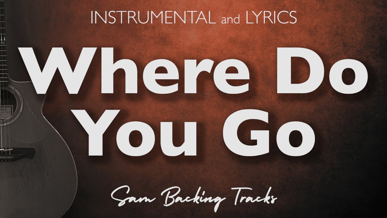 Where Do You Go Yebba (Acoustic Karaoke) YouTube