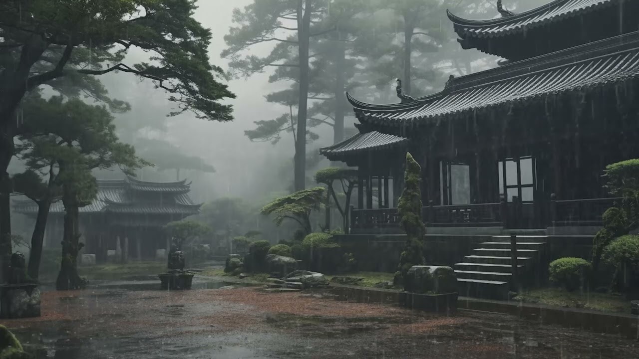 Create a Serene Atmosphere: Gentle Rain Sounds for Relaxation | Rain On The Old House | ASMR