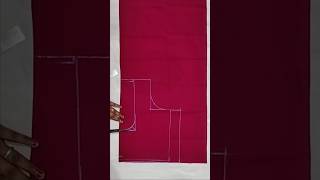 सादा ब्लाउज की कटिंग/simple blouse cutting for beginners #shorts #youtubeshorts #sewing