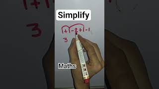 simplify 1+1-2+1-1 #simplify #simplification #Bodmas #sarlikaran #basicmaths #maths #reasoning