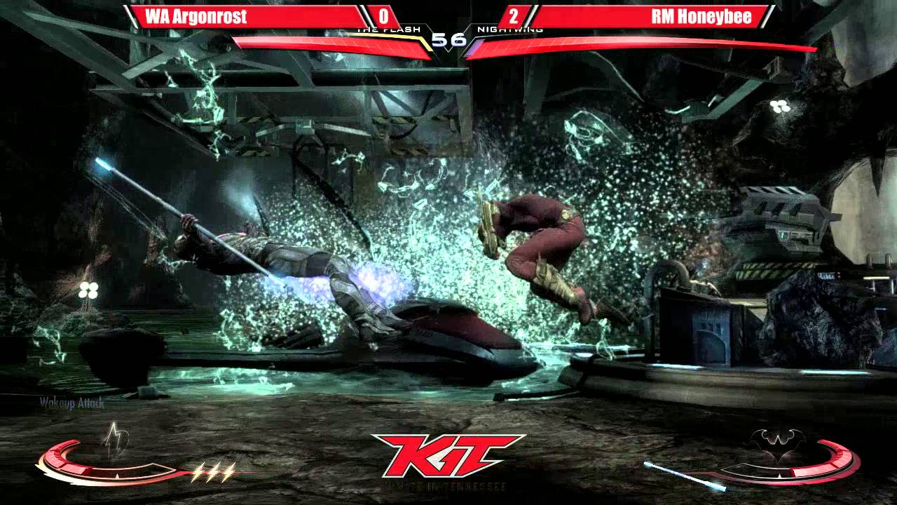 Injustice @ KIT15 - WA Argonrost (Flash/Nightwing) vs RM Honeybee (Flash) [720p/60fps]