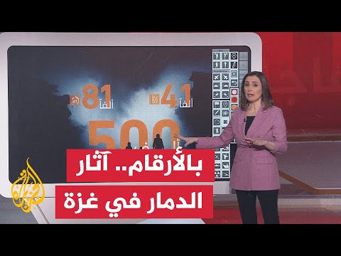 بالخريطة التفاعلية.. الدمار يواجه الفلسطينيين في غزة بعد وقف الحرب
