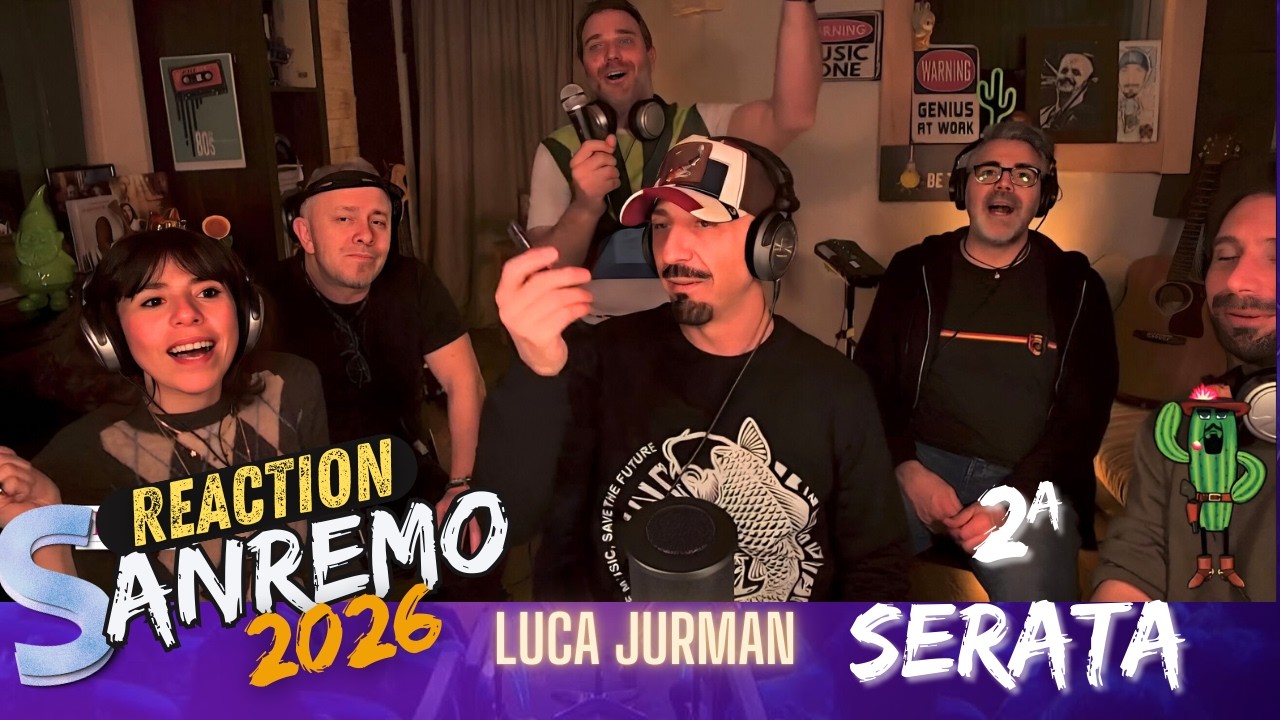 REACTION Sanremo 2026 ep.2 promo - Luca Jurman & FRIENDS!