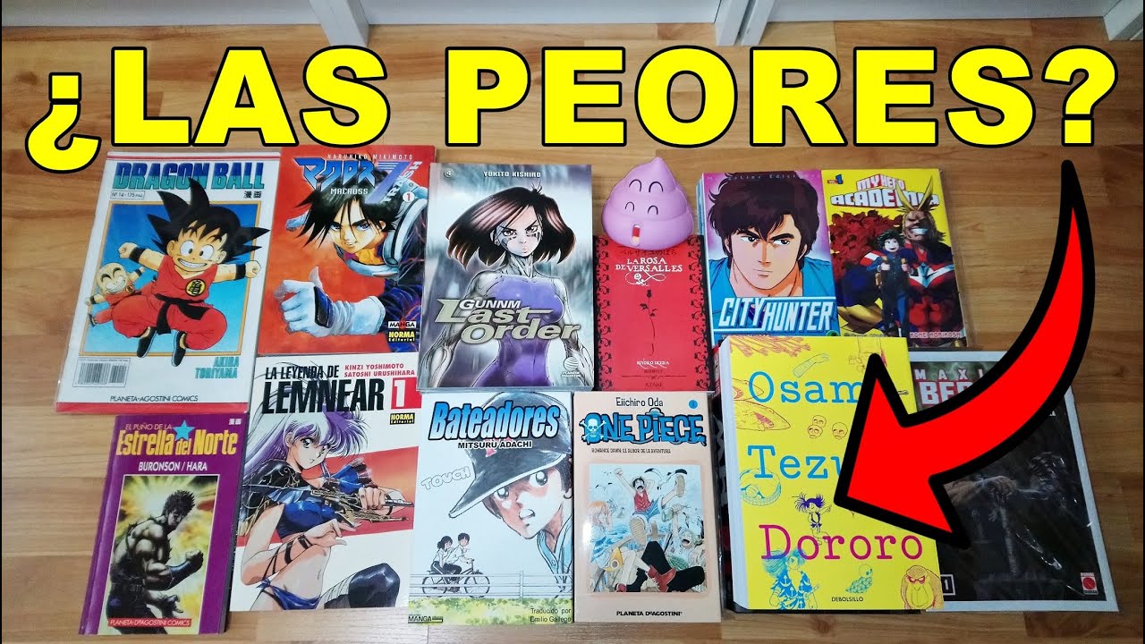 PEORES EDICIONES DE MANGA 📚 Ediciones antiguas y desafortunadas ★ Mustangcillo