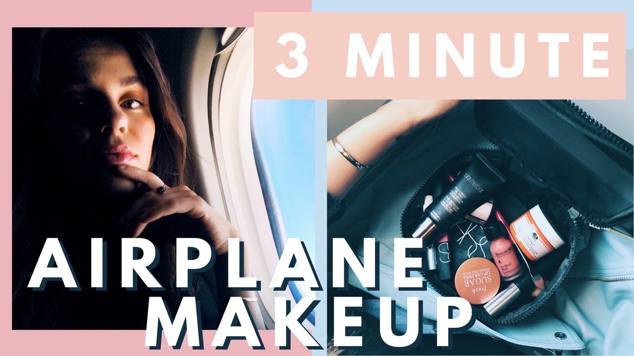 travel with makeup kit plane