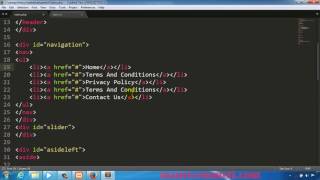 PHP Web Development - How To Make A Website Tutorial 11 - Making Drop Down Navigation Menu