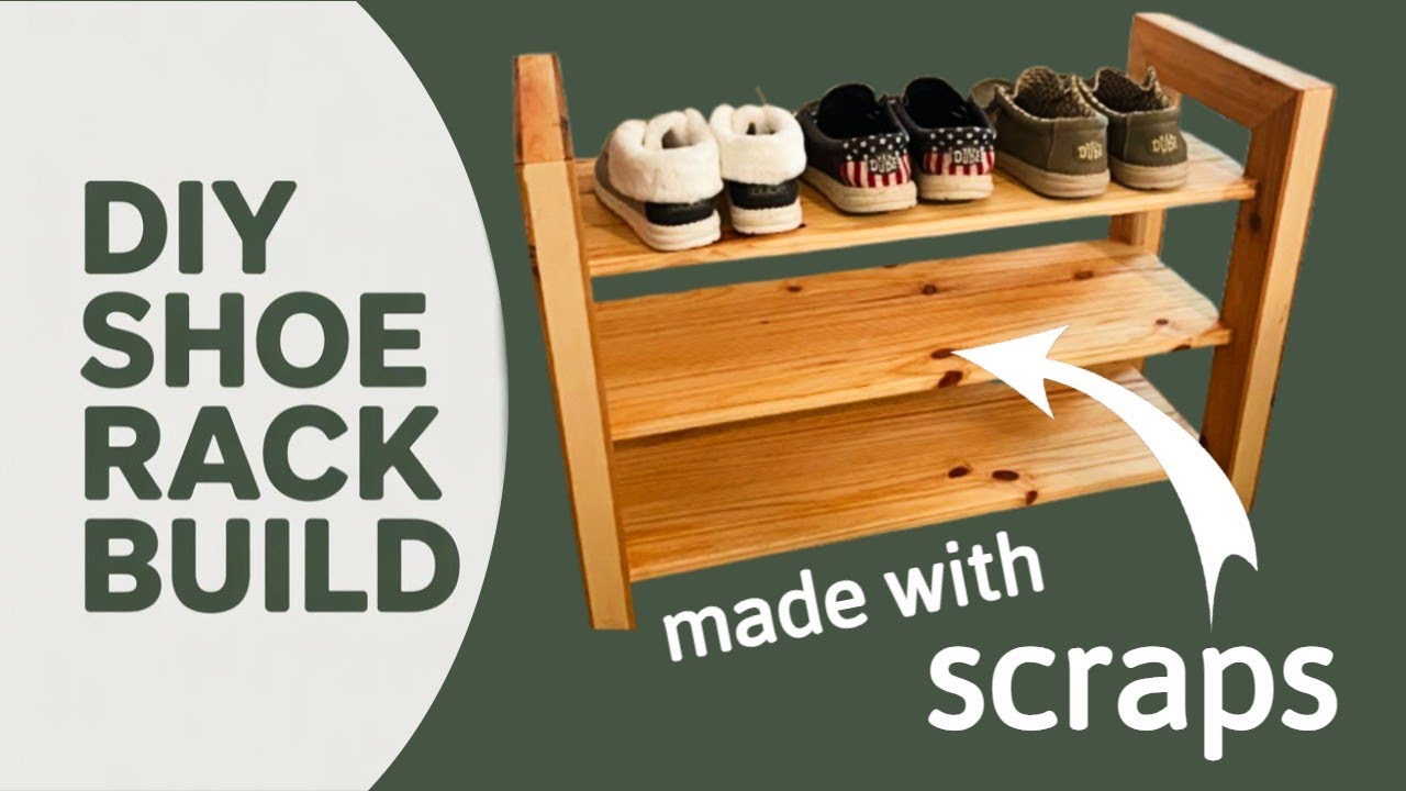 I Built a Modern Shoe Rack That Looks Store-Bought (DIY for $20!) - YouTube