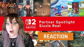 Nintendo Switch 2 Partner Games Sizzle Reel Trailer | GAMEDAME REACTS