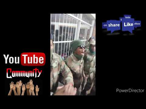 Sa military soldiers singing nicely compilation