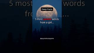 5 most painful words from a girl that hurt boys deeply💔😞...#shorts #psychologyfacts #pain #subscribe