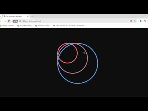 Create Rotating Circles Animation with HTML, CSS & JavaScript 🎨✨ | kalscode