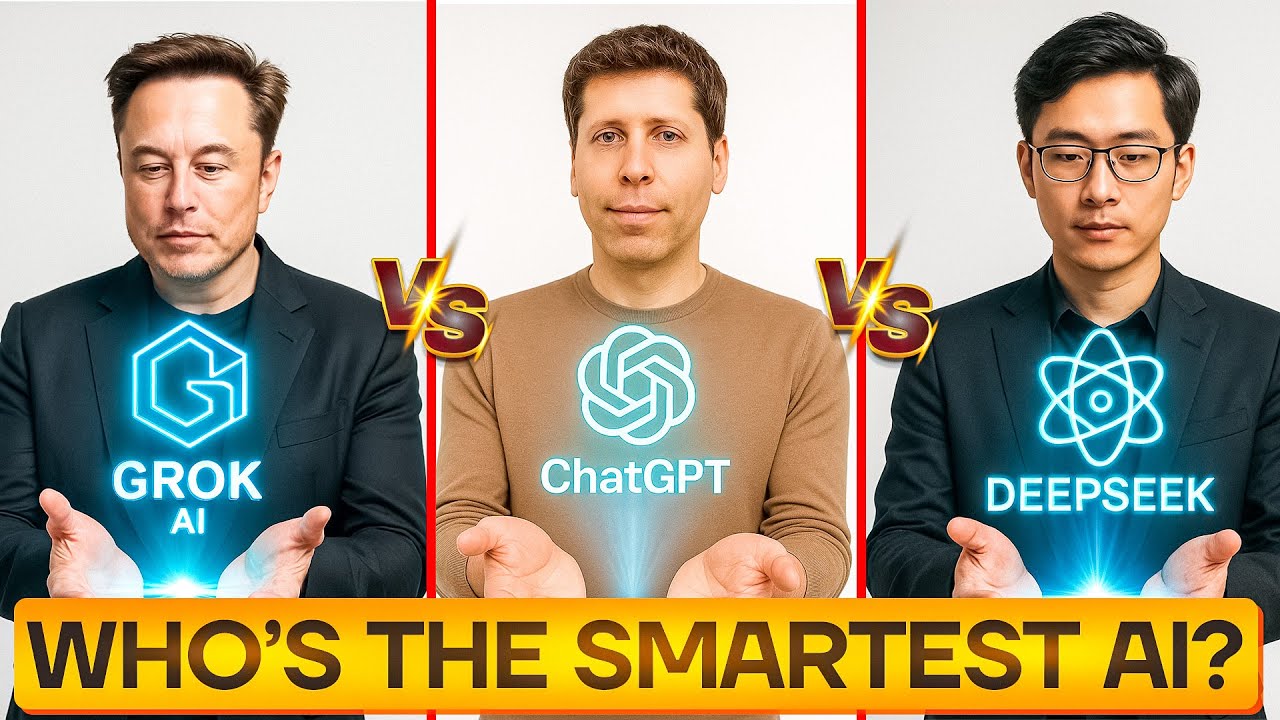 ChatGPT 4o vs Grok 3 vs DeepSeek – Who’s the Real Game-Changer? - YouTube