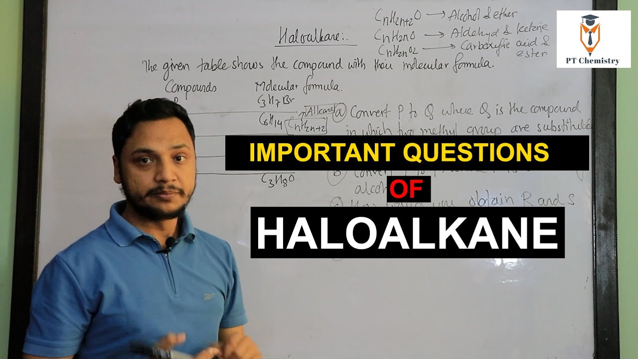 Important Questions of Haloalkane || Alkylhalide || Important Questions | Organic Chemistry