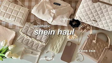 aesthetic shein haul🍨| clothing, accessories, bags (minimal aesthetic)