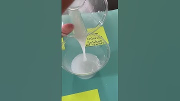 Chemical Reaction: Sodium Carbonate & Calcium Chloride