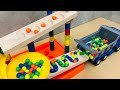 Marble Run Play No.19 Marble plant (HABA wave slope +Big truck)