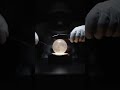 Cutting a translucent moon with satisfying precision #ai #asmr