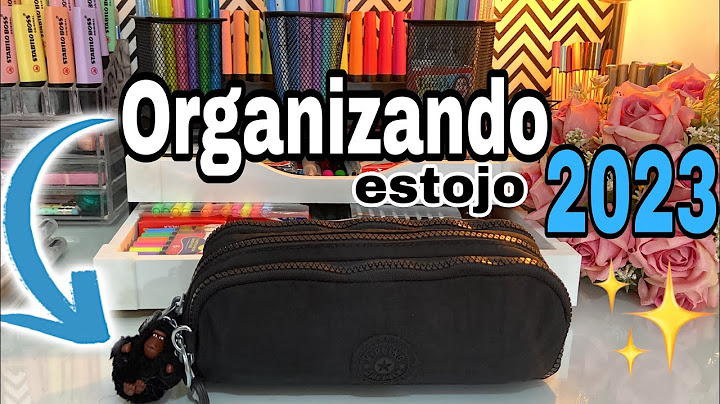 ORGANIZANDO MEU ESTOJO DA KIPLING DE 2023 -@giovannateles