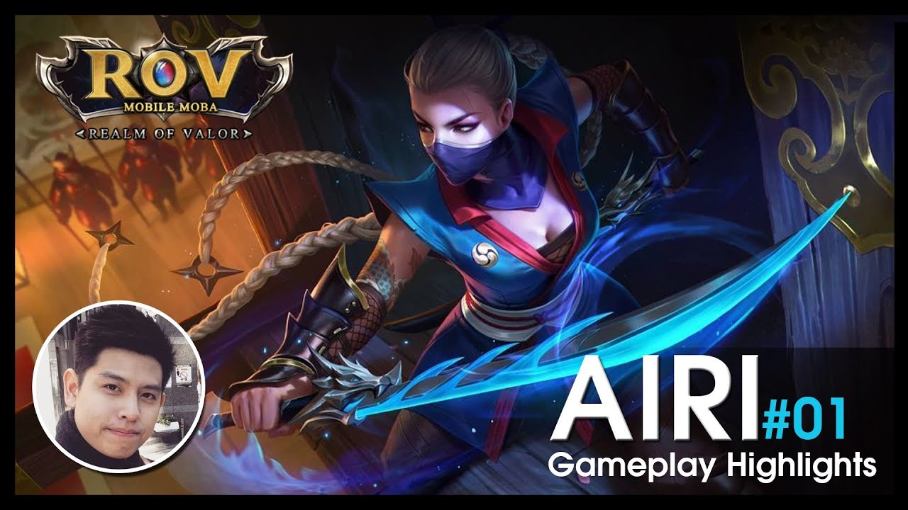 ROV ฮีโร่ตัวโปรด AIRI โหดสุดๆ | AIRI Gameplay Highlight #1| - YouTube