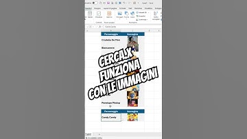 Scopri la funzione CERCA.X che funziona con le immagini nelle celle di Excel 365 @planetexcel