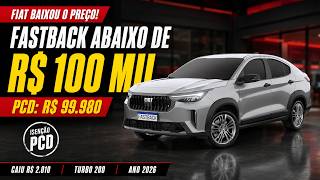 FIAT SLASHED THE PRICE! FASTBACK TURBO FOR PEOPLE WITH DISABILITIES NOW UNDER R$100K
