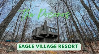 EAGLE VILLAGE RESORT POCONO PENNSYLVANIA | TOUR INSIDE EAGLE VILLAGE CHALET | POCONOS | FAMILY VLOG