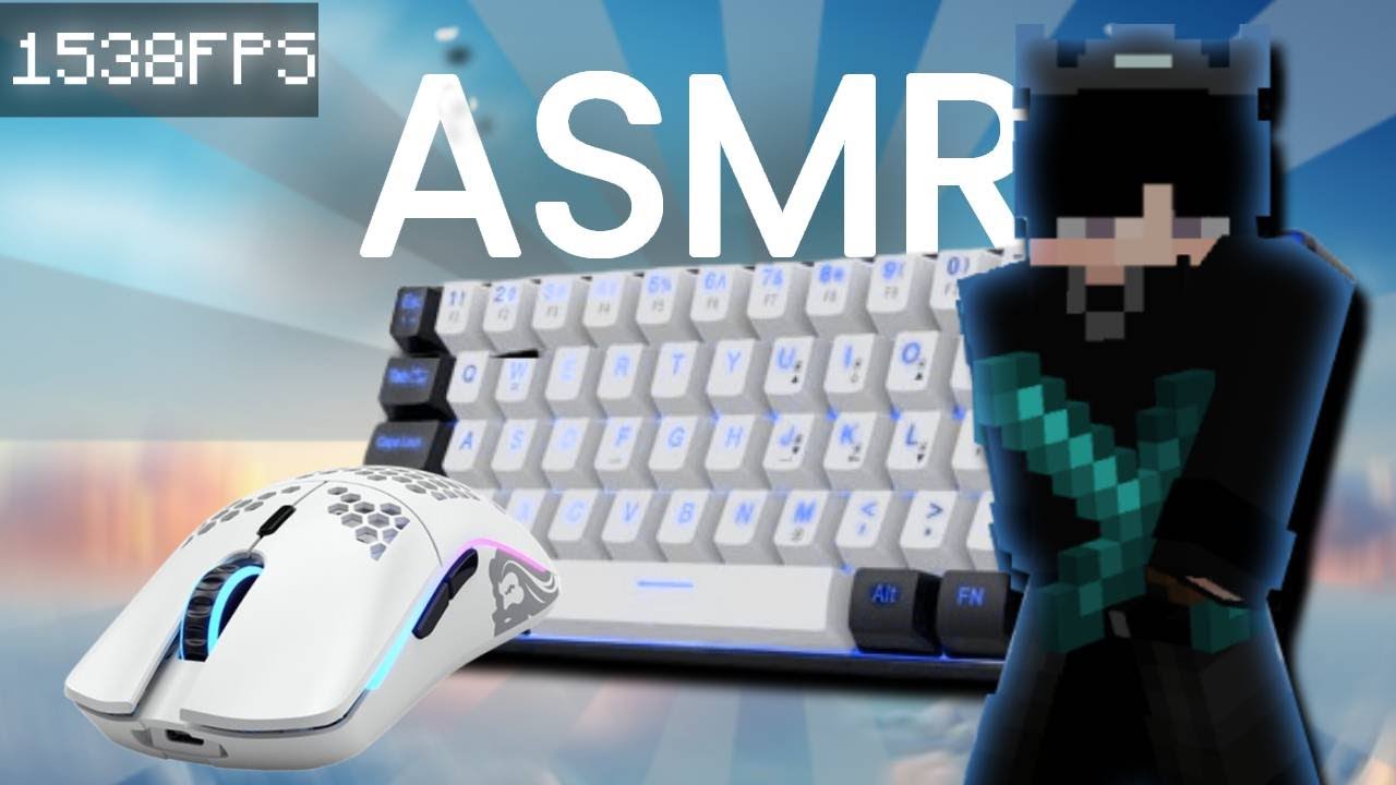 ASMR Minecraft Bedwars 🔥 | Hypixel No Talking | Satisfying PvP Sounds ...