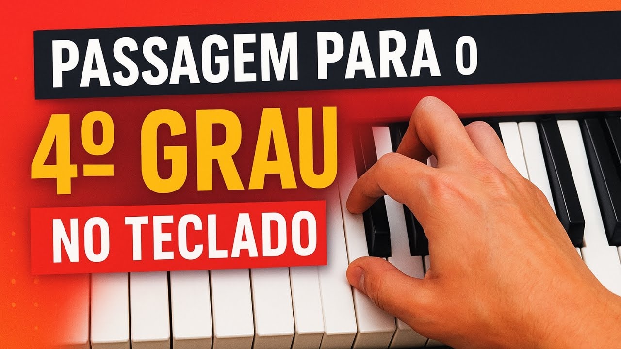 Movimento de Acordes Para Chegar no 4º Grau – Técnica Essencial no Teclado