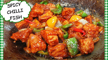 CHILLI Fish Stir Fry Recipe | Restaurant Chili Fish | SPICY Chinese Cod Fish