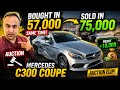 Mercedes C300 Coupe Auction Flip | 18,000 AED Profit!