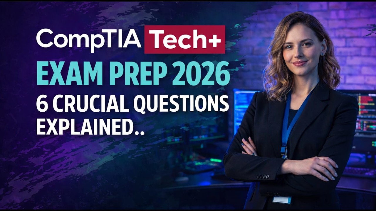 CompTIA Tech+ Exam Prep 2026: 6 Questions in 6 Minutes – Real Prep ...