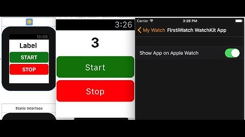 WatchKit Tutorial  1- How to Make first Apple Watch Apps in Xcode 7 using swift.