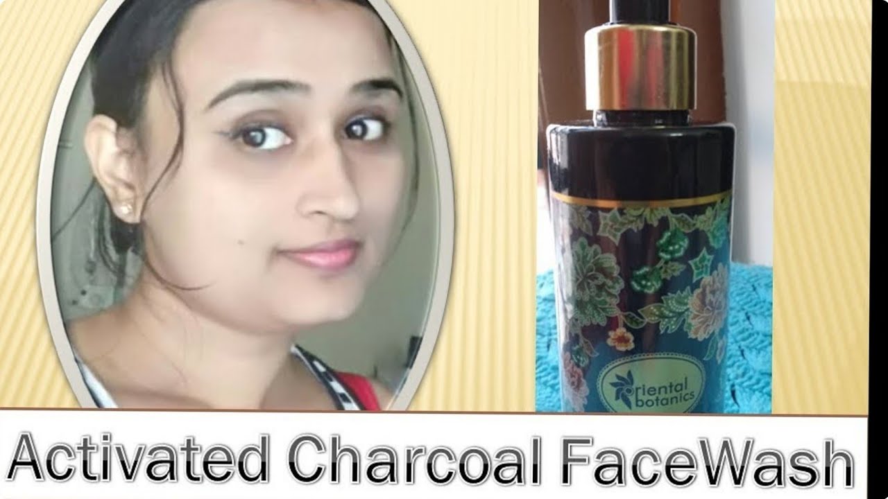 oriental botanics charcoal face wash