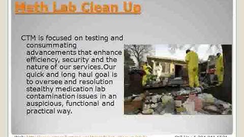 meth lab cleanup ctm industries