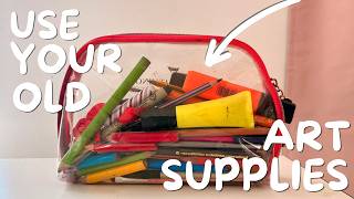 If You're Not Using Your Old Art Supplies, Watch This