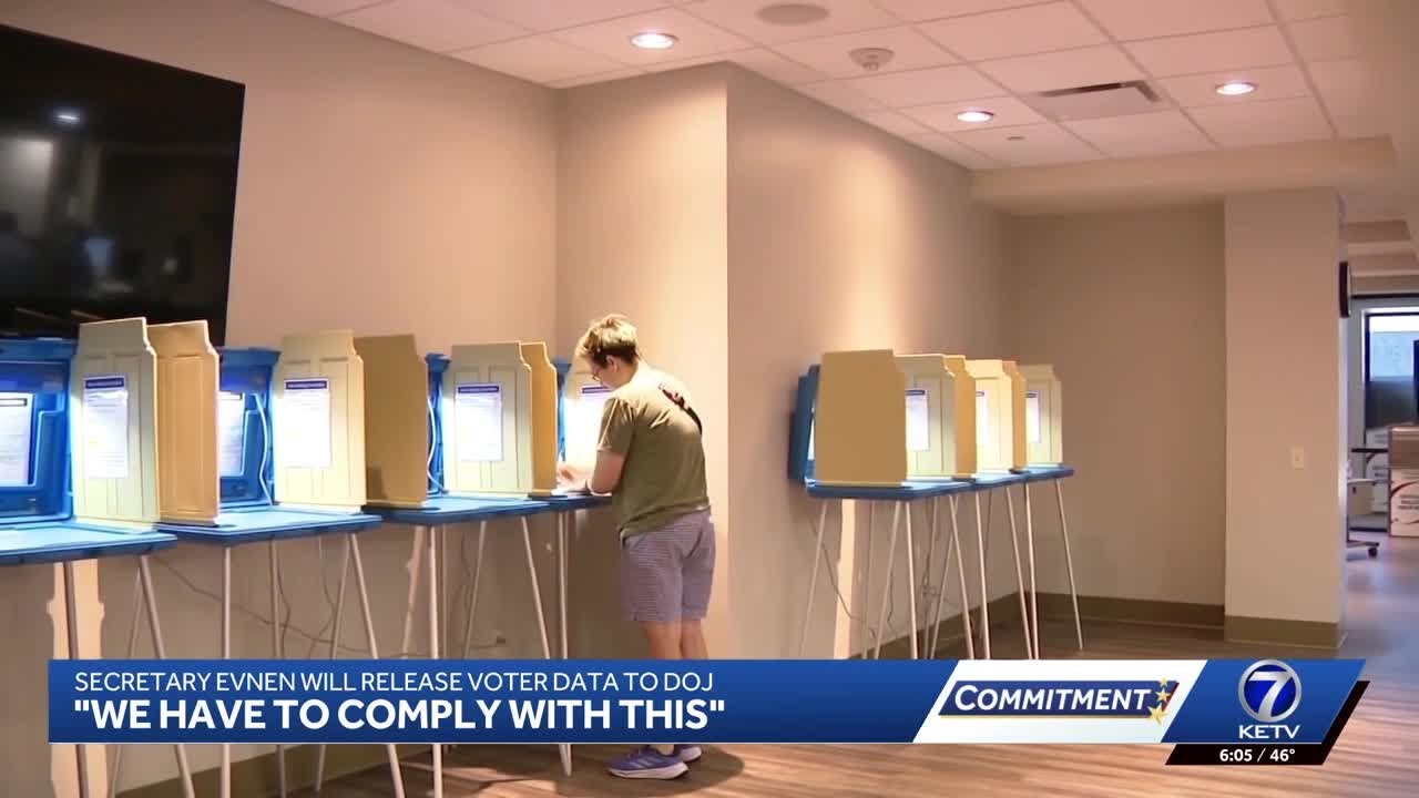 'We have to comply with this': Secretary Evnen will release voter data to DOJ