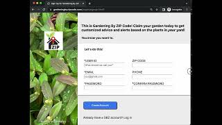 My Project Sign Up Form from The Odin Project