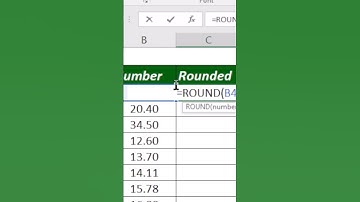 Excel Round Tricks #shorts