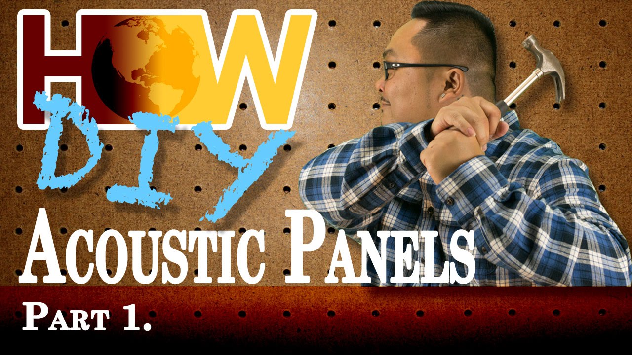 (EASIEST) DIY Acoustic Panels part 1 YouTube