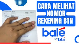 Cara Melihat Nomor Rekening BTN di Buku Tabungan