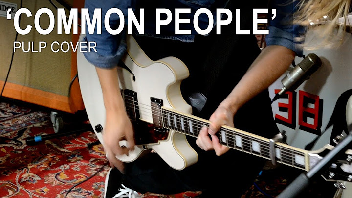 Common People Unplugged version - Unplugged performance video thumbnail