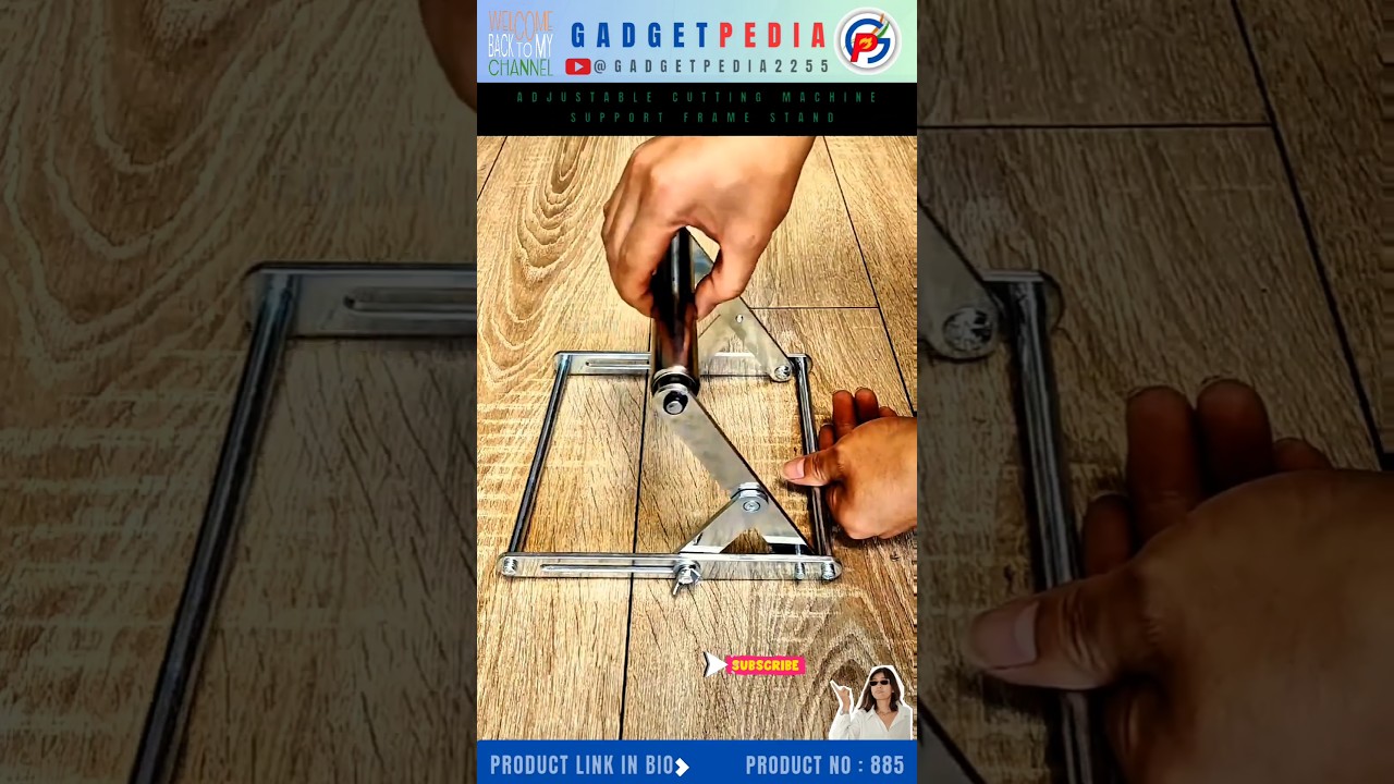 "Ultimate Stability! Adjustable Cutting Machine Support Frame Stand!" 