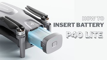 How to Properly Insert SNAPTAIN P40 LITE Drone Battery