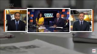 ESPN First take Green screen fail Stephen A Smith