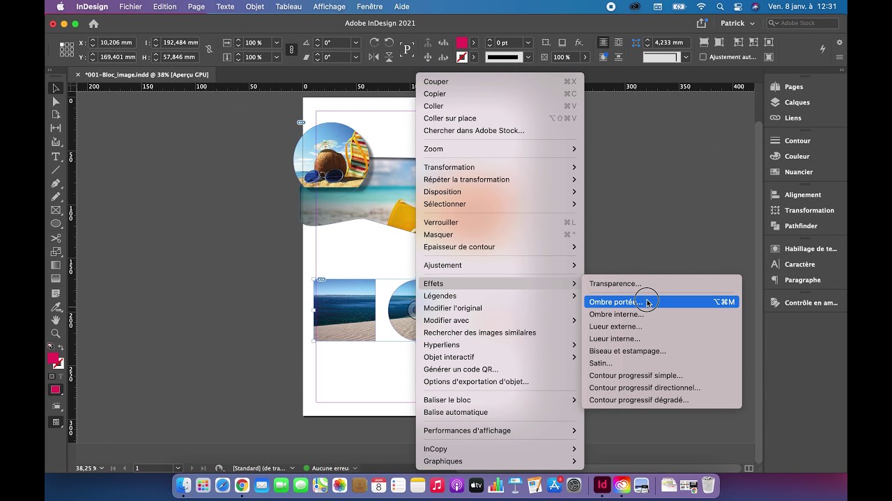 012 pathfinder fusion des rectangles (Adobe - Indesign) - YouTube