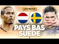 🔴🇳🇱🇸🇪 PAYS BAS - SUEDE LIVE / 🔥MATCH CAPITAL POUR LA QUALIFICATION ! / 🏆COUPE DU MONDE 2026 / CDM