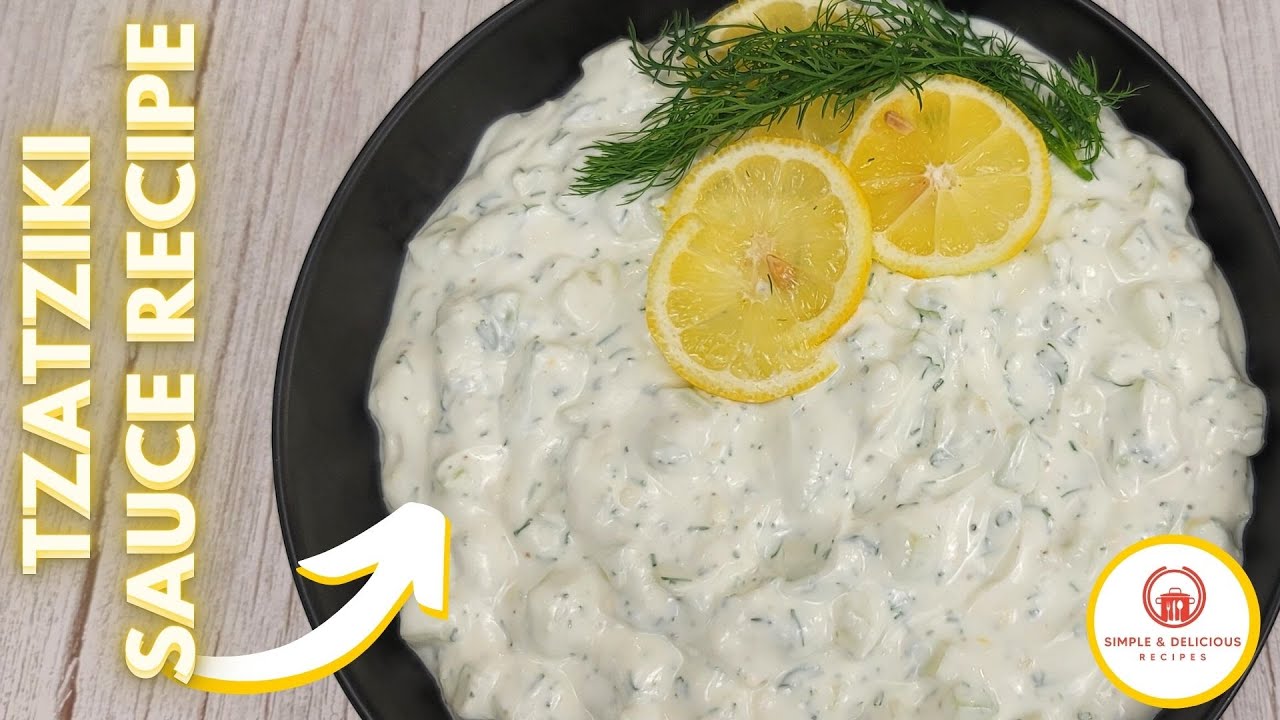 Tzatziki Sauce Recipe 🍲🍲 Greek Food ️ Simple and Delicious Recipes 😋
