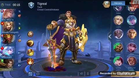Try my new screen recorder | MOBIZEN | Mobile legend newbie😁