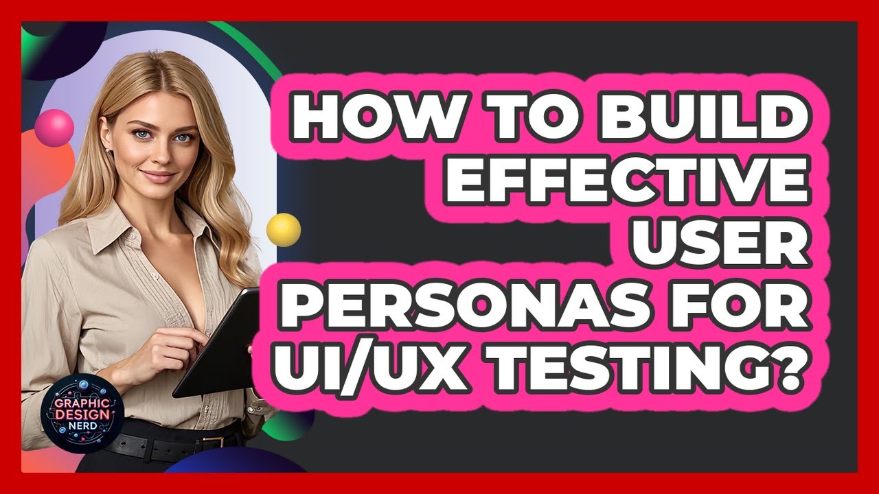How To Build Effective User Personas For UI/UX Testing? - Graphic Design Nerd